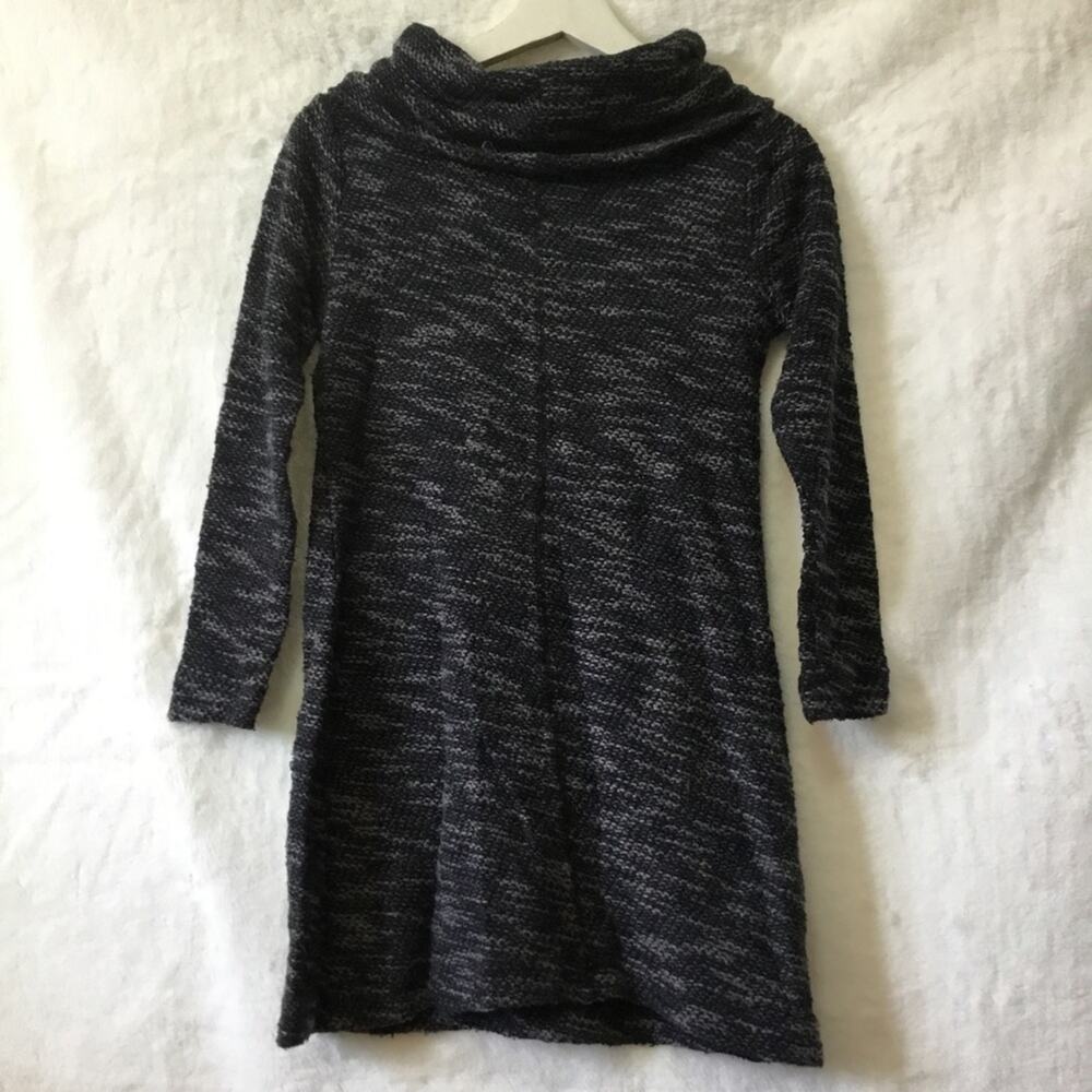 Loft  Gray Turtleneck Sweater Dress